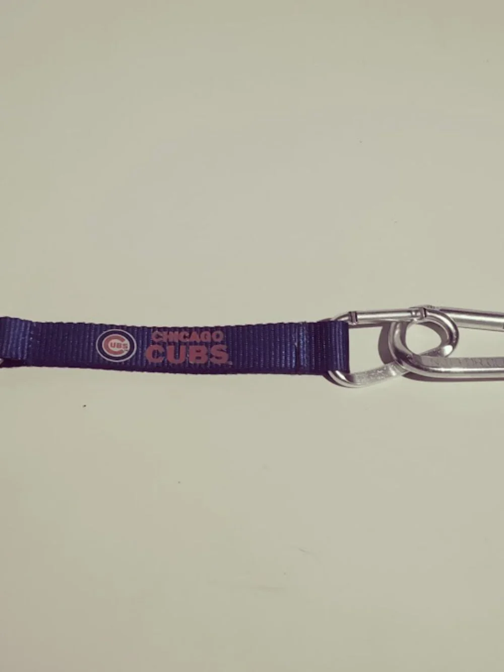 Chicago Cubs Carabiner Keychain Lanyard Key Ring